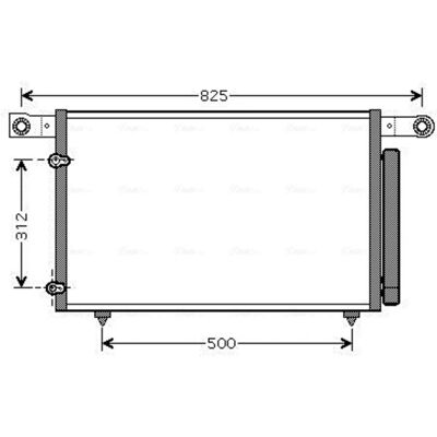 AVA COOLING MZ5196D Aluminium-Kondensator für Klimaanlage - Klimaanlage AVA COOLING MZ5196D Aluminium-Kondensator für Klimaanlage - Klimaanlage