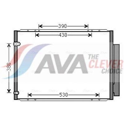 Lexus Kondensor til Aircondition - TO5573D Lexus Kondensor til Aircondition - TO5573D