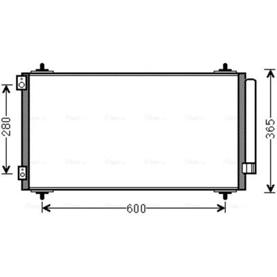 AVA COOLING CNA5271D Aluminium Air Conditioning Condenser - HVAC Part AVA COOLING CNA5271D Aluminium Air Conditioning Condenser - HVAC Part