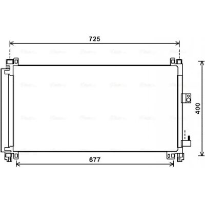 PRASCO CN5273D Aluminium Condenser - Air Conditioning, Radiator, with Dehydrator - Condenser for Air Conditioning PRASCO CN5273D Aluminium Condenser - Air Conditioning, Radiator, with Dehydrator - Condenser for Air Conditioning