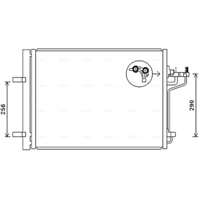 Prasco FD5488D Aluminum Condensor for Ford C-Max 2, Focus 3, Grand C-Max Prasco FD5488D Aluminum Condensor for Ford C-Max 2, Focus 3, Grand C-Max
