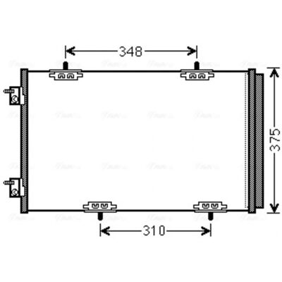 AVA COOLING CN5290D Aluminum Condenser with Dryer - Air Conditioner AVA COOLING CN5290D Aluminum Condenser with Dryer - Air Conditioner