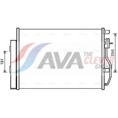 PRASCO CTA5048D Aluminium Condenser - Air Conditioning PRASCO CTA5048D Aluminium Condenser - Air Conditioning