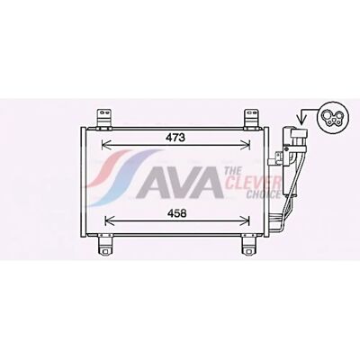 PRASCO MZ5283D Aluminium Car Air Conditioning Condenser - Car Air Conditioning Condenser PRASCO MZ5283D Aluminium Car Air Conditioning Condenser - Car Air Conditioning Condenser