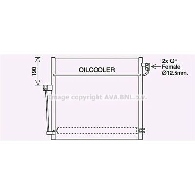 AVA COOLING MS5707D Klimakondensator - 3 Varianter AVA COOLING MS5707D Klimakondensator - 3 Varianter