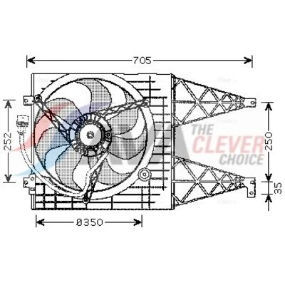 Ava Quality Cooling VN7507 - Wentylator chłodzący Ava Quality Cooling VN7507 - Wentylator chłodzący