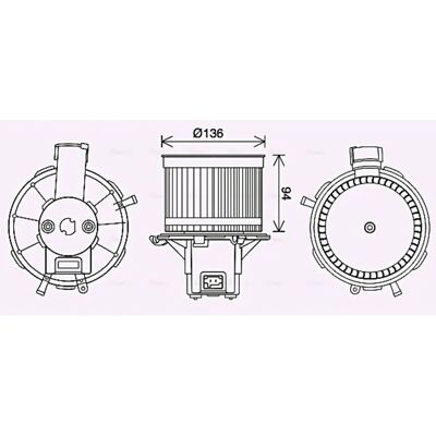 Ava Cooling FT8465 Fan - Interior Ventilator Ava Cooling FT8465 Fan - Interior Ventilator