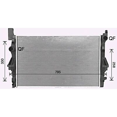 PRASCO MS2732 Aluminium Radiator - 690mm - Vito Vito Tourer - Cooling System PRASCO MS2732 Aluminium Radiator - 690mm - Vito Vito Tourer - Cooling System