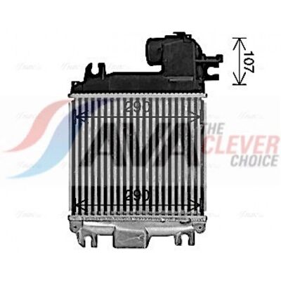 PRASCO TO4758 Intercooler - Toyota HILUX 3 - Aria/Acqua PRASCO TO4758 Intercooler - Toyota HILUX 3 - Aria/Acqua