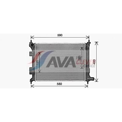 PRASCO HY2492 Aluminium Radiator - Cooling System for Hyundai i20 PRASCO HY2492 Aluminium Radiator - Cooling System for Hyundai i20