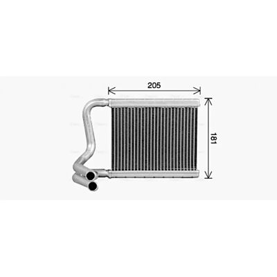 Ava Quality Sistema de Aquecimento - Alumínio, 145x193mm, Aletas Soldadas Ava Quality Sistema de Aquecimento - Alumínio, 145x193mm, Aletas Soldadas