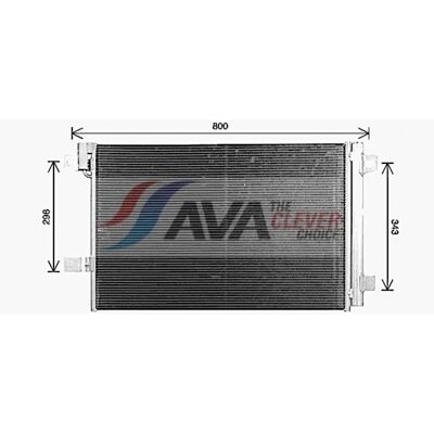 PRASCO VN5437D Aluminium Car AC Condenser - Transporter 6 PRASCO VN5437D Aluminium Car AC Condenser - Transporter 6