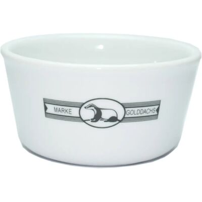 Golddachs Bol en porcelaine blanche - Bol de rasage Golddachs Bol en porcelaine blanche - Bol de rasage