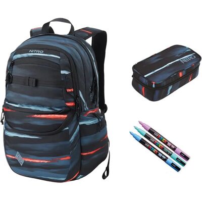 NITRO Future Hero Rucksack - Casual, 38x51x23cm, Schwarz NITRO Future Hero Rucksack - Casual, 38x51x23cm, Schwarz