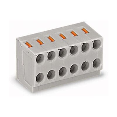Bloque de terminales Wago 252-103 Gris Serie 252 Bloque de terminales Wago 252-103 Gris Serie 252