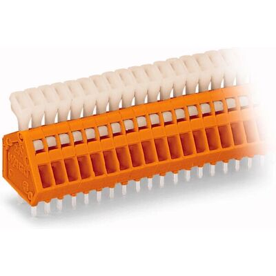 Bloque de terminales Wago 233-512 - 12 polos 6A Naranja Bloque de terminales Wago 233-512 - 12 polos 6A Naranja