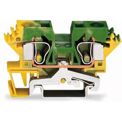 Bornes de protection Wago 284-607 - Vert, Jaune - 10 mm - Publicité Bornes de protection Wago 284-607 - Vert, Jaune - 10 mm - Publicité