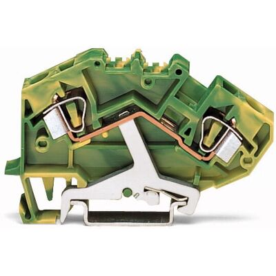 Born para conductor de protección WAGO 782-607 Verde-Yellow - Terminal Born para conductor de protección WAGO 782-607 Verde-Yellow - Terminal
