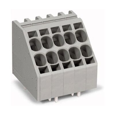 Bornier a resorte WAGO 746-2302 - 2P Gris Bornier a resorte WAGO 746-2302 - 2P Gris