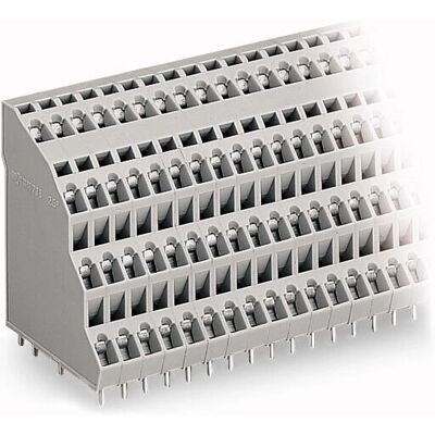 Wago 738-104 elektrische Klemmen - 16-polig, Grau, 2,50 mm², 4-stufig Wago 738-104 elektrische Klemmen - 16-polig, Grau, 2,50 mm², 4-stufig