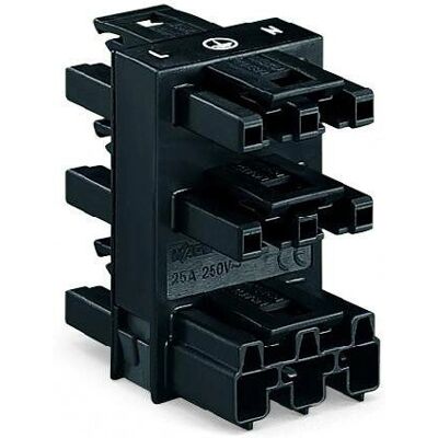 Conector eléctrico WAGO 770-658 - 3 polos, Blanco, 25A Conector eléctrico WAGO 770-658 - 3 polos, Blanco, 25A