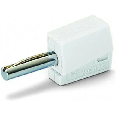 Wago 215-611 - Banana Connector - 4mm, Nickel, 20A - Electronics Wago 215-611 - Banana Connector - 4mm, Nickel, 20A - Electronics
