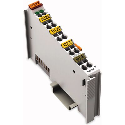 Wago 750-514 Digital I/O-Modul - Feldbus, 2-Kanal Relaisausgang Wago 750-514 Digital I/O-Modul - Feldbus, 2-Kanal Relaisausgang