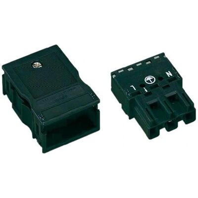 WAGO MIDI-Serie Stromanschluss 2P+PE Männlich, gerade WAGO MIDI-Serie Stromanschluss 2P+PE Männlich, gerade