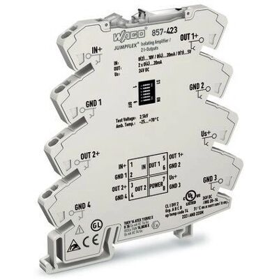 Wago 857-423 Elektrisk Relé - 2 Kanaler - IP20 Wago 857-423 Elektrisk Relé - 2 Kanaler - IP20