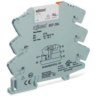 Wago 857-304 Terminale - Grigio Wago 857-304 Terminale - Grigio