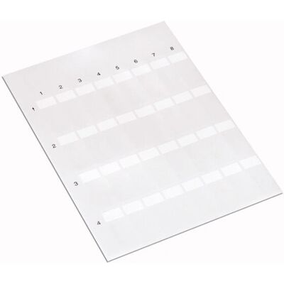 Wago 211-151 Weiße Selbstklebende Etiketten - Für Laserdrucker Wago 211-151 Weiße Selbstklebende Etiketten - Für Laserdrucker