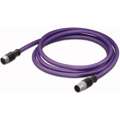 Cavo segnale Wago 756-1105/060-020 - 2 m, Nero, Viola Cavo segnale Wago 756-1105/060-020 - 2 m, Nero, Viola