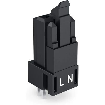 Conector eléctrico WAGO 890-802 - 2 polos, 16A - Negro Conector eléctrico WAGO 890-802 - 2 polos, 16A - Negro