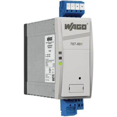 Wago 787-881 Klemmenblock - 20A 24V DC IP20 Wago 787-881 Klemmenblock - 20A 24V DC IP20