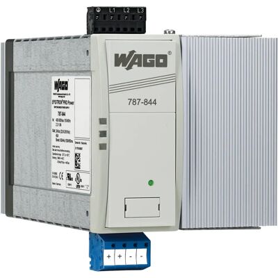 Alimentatore WAGO 787-844 - 960 W, Grigio, 24 V/DC, 40 A Alimentatore WAGO 787-844 - 960 W, Grigio, 24 V/DC, 40 A