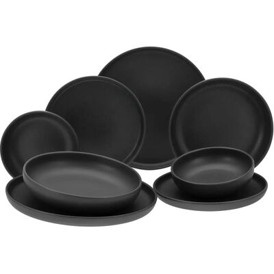 CREATABLE Uno Noir - Service de vaisselle CREATABLE Uno Noir - Service de vaisselle