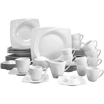 CreaTable Celebration Geschirr-Set - 50 Teile für 6 Personen CreaTable Celebration Geschirr-Set - 50 Teile für 6 Personen