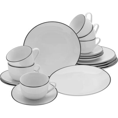 Creatable Luna Black Line Kaffeeservice - Geschirr-Set Creatable Luna Black Line Kaffeeservice - Geschirr-Set
