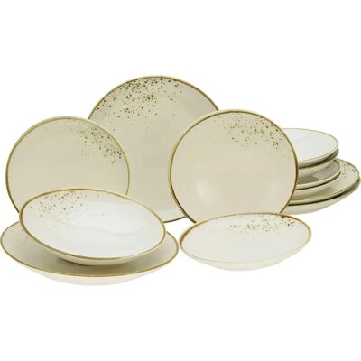 CREATABLE Nature Collection Natural Living 12-tlg. Beigegeschirr-Set - Geschirr-Set CREATABLE Nature Collection Natural Living 12-tlg. Beigegeschirr-Set - Geschirr-Set