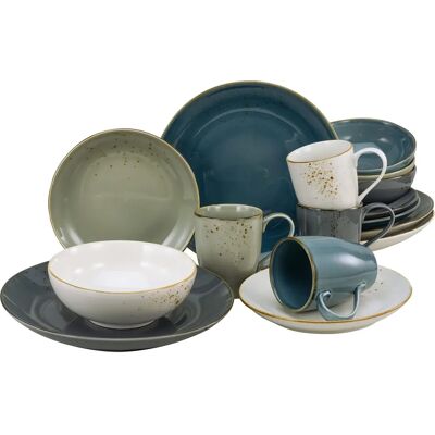Juego de vajilla NATURE COLLECTION Nordic Style - 16 piezas Juego de vajilla NATURE COLLECTION Nordic Style - 16 piezas