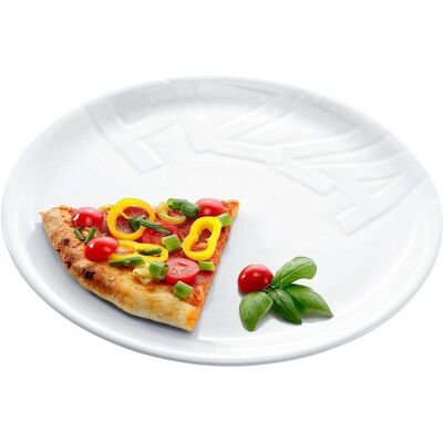 CREATABLE Essteller 32cm Weiß - Pizzateller Set für 4 Personen CREATABLE Essteller 32cm Weiß - Pizzateller Set für 4 Personen