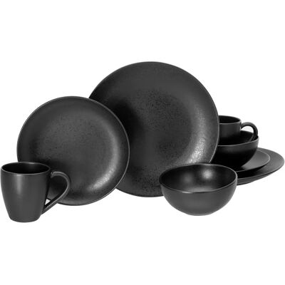 Conjunto de Vajilla Magic Black Coupe de CreaTable - 8 Piezas Conjunto de Vajilla Magic Black Coupe de CreaTable - 8 Piezas