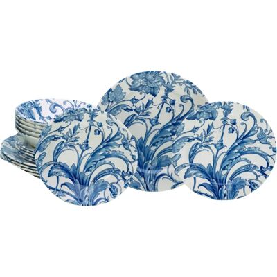 CreaTable Venecia 18-tlg blauer Geschirrset CreaTable Venecia 18-tlg blauer Geschirrset
