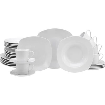 Creatable Amelie Set di Piatti - 30 Pezzi per 6 Persone Creatable Amelie Set di Piatti - 30 Pezzi per 6 Persone