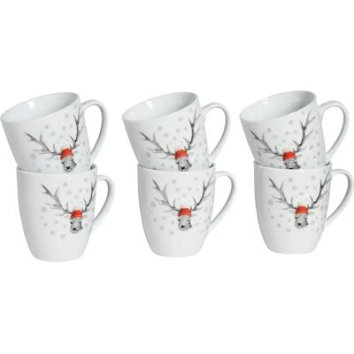 CreaTable Hirsch Weiße Kaffeetasse - Tasse CreaTable Hirsch Weiße Kaffeetasse - Tasse