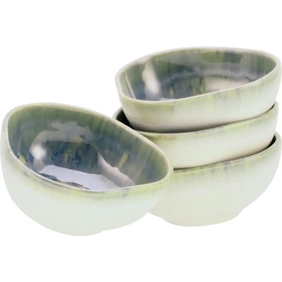 Creatable Yuki - Ensemble de Bols Ceramique Vert-Bleu - Ensemble de Bols à Dip Creatable Yuki - Ensemble de Bols Ceramique Vert-Bleu - Ensemble de Bols à Dip