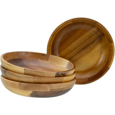 Ensemble de Vaisselle en Bois d'Acacia - Collection Nature Ensemble de Vaisselle en Bois d'Acacia - Collection Nature