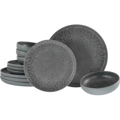 Creatable Uno Volcano 12-tlg Geschirrset - Vintage Stil Creatable Uno Volcano 12-tlg Geschirrset - Vintage Stil