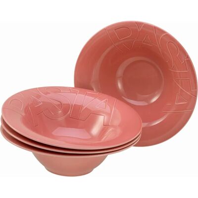 Creatable Rote 27cm Pastateller Set of 4 - Essteller Creatable Rote 27cm Pastateller Set of 4 - Essteller