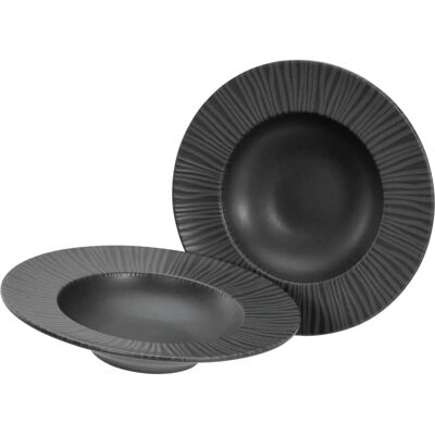 CreaTable Vesuvio Modèle - Ensemble d'Assiettes à Pâtes - Vaisselle Durable - Publicité CreaTable Vesuvio Modèle - Ensemble d'Assiettes à Pâtes - Vaisselle Durable - Publicité